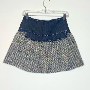Rebecca Taylor Tweed Mini Skirt- Size: 4
